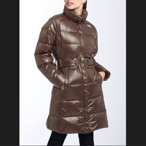 The North Face Belted down Caroline Parka Brown Small